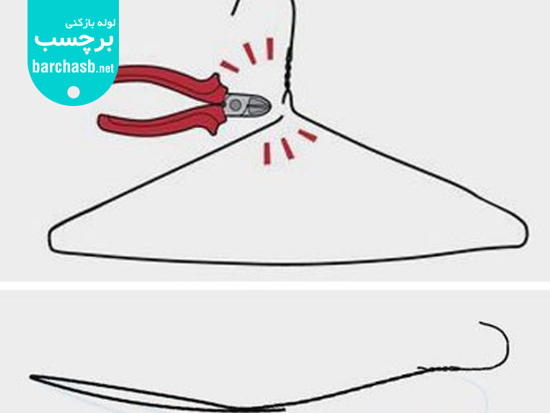 در آوردن انگشتر با سیم مفتول جا لباسی
