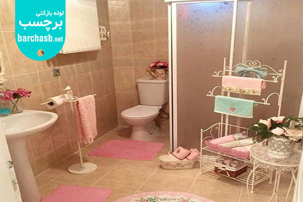 استفاده از وسایل ارزان جهت تزیین دستشویی (تزیین سرویس بهداشتی با وسایل ساده)