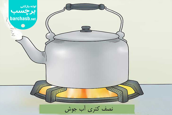 رفع گرفتگی چاه حمام با آبجوش