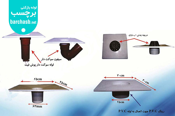 کفشور سیفون دار نیاز به چسب کاری ندارد