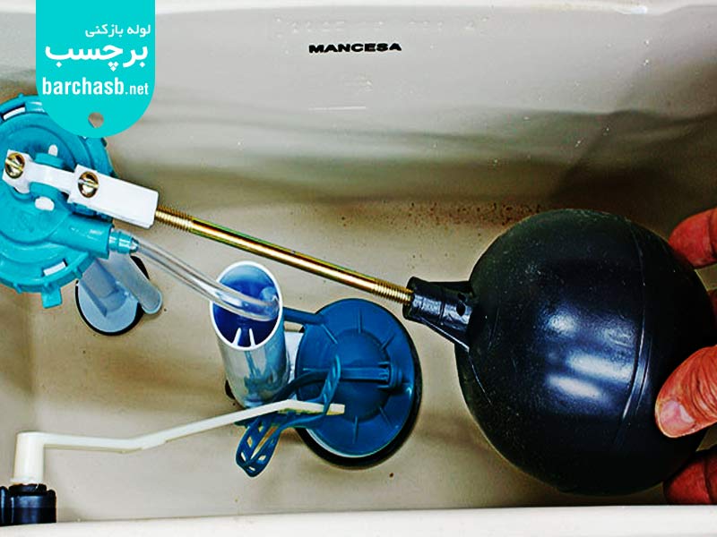 خرابی فلوتر علت نشتی فلاش تانک