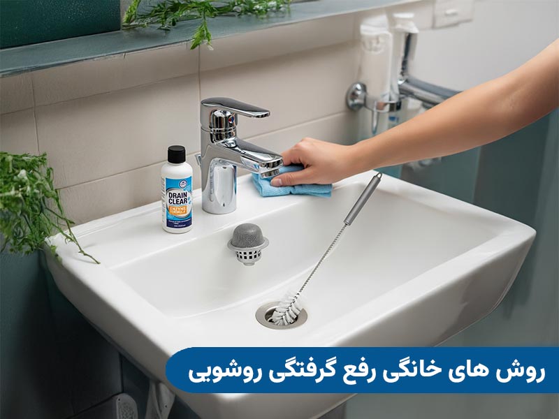 روش های خانگی برای رفع گرفتگی روشویی