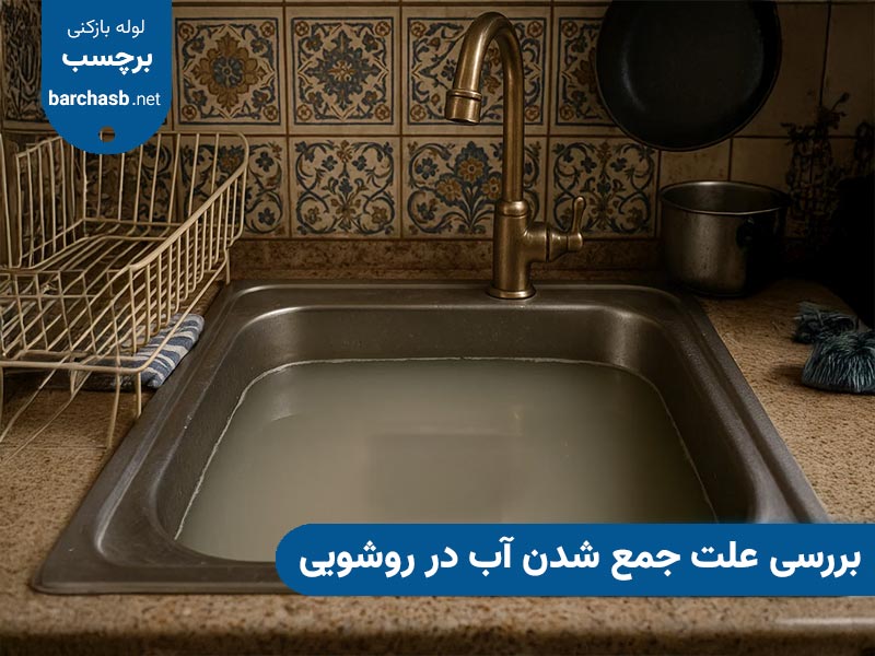 بررسی علت جمع شدن آب در روشویی